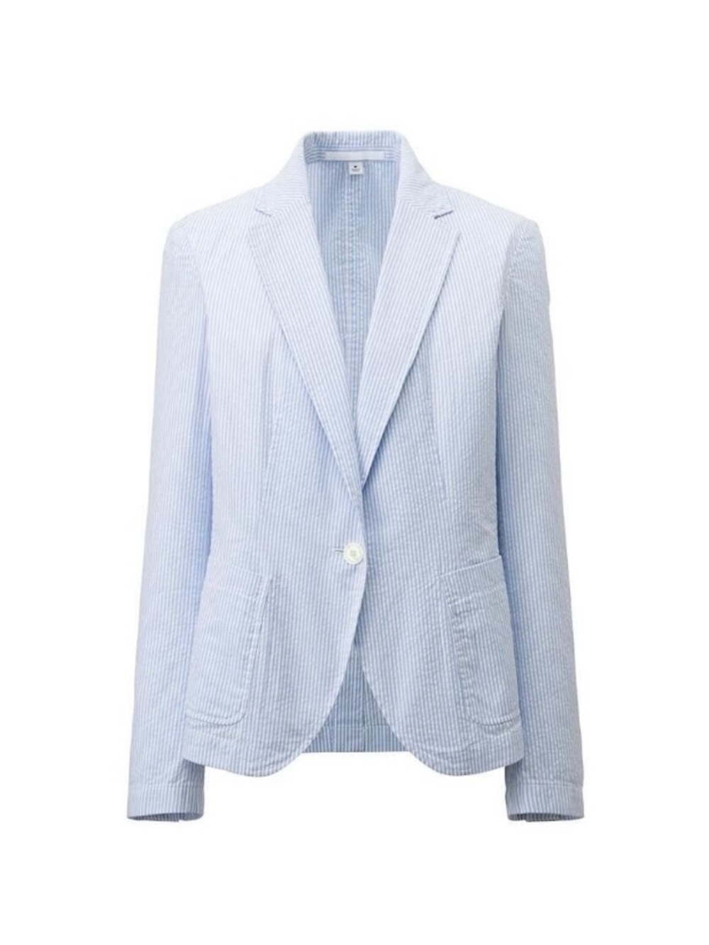 Uniqlo Seersucker Striped Blazer